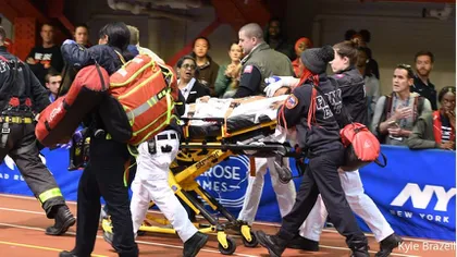 Atletul jamaican Kemoy Campbell, la spital după ce a leşinat în timpul unei probe la New York