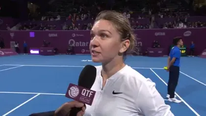 Simona Halep, prima reacţie după calificarea în finala de la Doha: 