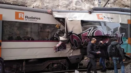 Accident feroviar lângă Barcelona. Bilanţ tragic: un mort şi 16 răniţi