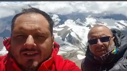 Cristian Zărescu, fost jurnalist, a escaladat cel mai înalt munte din cele două Americi. Aconcagua are 6960 de metri VIDEO