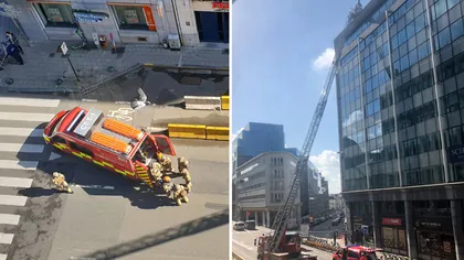 Alerta cu bombă de la Bruxelles a fost falsă UPDATE