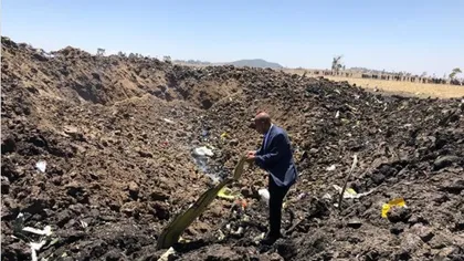 Boeing prăbuşit în Etiopia. Cele două cutii negre ale avionului au fost găsite
