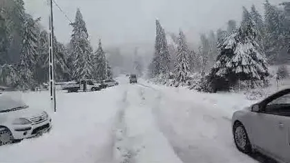 Peisaj de iarnă în mai multe zone din România. În unele zone, zăpada depăşeşte un metru