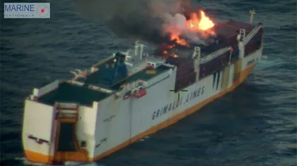 Nava cargo scufundată în largul coastelor franceze transporta materiale periculoase