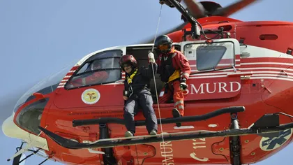 Turist evacuat de la cabana Suru din Munţii Făgăraş cu un elicopter SMURD. Tânărul a suferit un episod de pierdere a cunoştinţei