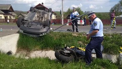 Un poliţist de 32 de ani a murit într-un accident de motocicletă în Argeş. Cum s-a întâmplat tragedia FOTO