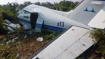 Avion prăbuşit, din păcate nu există supravieţuitori