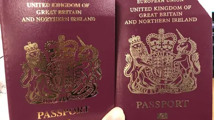 Brexit: Noile paşapoarte britanice nu mai conţin menţiunea 