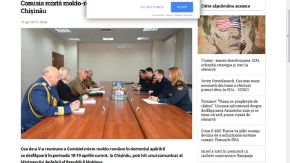 Comisia mixtă moldo-română în domeniul apărării se reuneşte la Chişinău