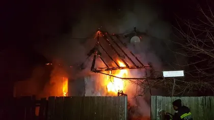 Un bătrân a murit în propria casă, în urma unui incendiu