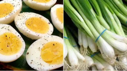 Ce se întâmplă în corpul tău dacă mănânci ouă fierte cu ceapă verde
