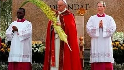 Credincioşii catolici sărbătoresc Floriile