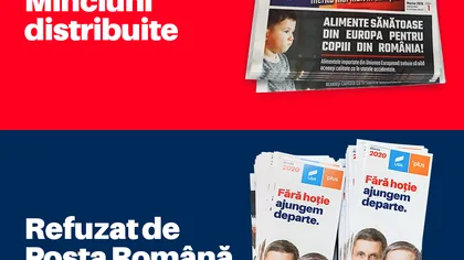Alianţa USR-PLUS dă în judecată Poşta Română pentru că refuză să distribuie pliante ca ale PSD