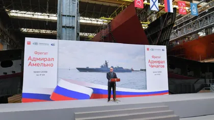 Putin asistă la lansarea unui nou tip de submarin nuclear, o armă apocaliptică ce poate provoca un tsunami devastator