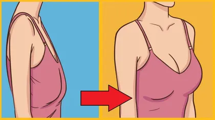4 exerciţii pentru sâni frumoşi. Incearcă-le şi tu! Nu sunt grele!