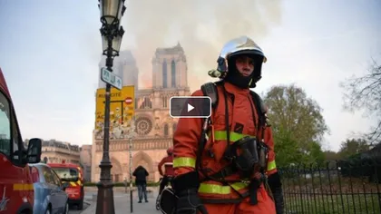 Povestea lui Ştefan, pompierul român care a devenit erou în incendiul de la Notre Dame! Incredibil ce a făcut tânărul de 19 ani