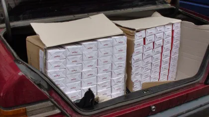 Captură uriaşă de ţigări de contrabandă în Botoşani! Poliţiştii au confiscat pachete în valoare de 140.000 de lei