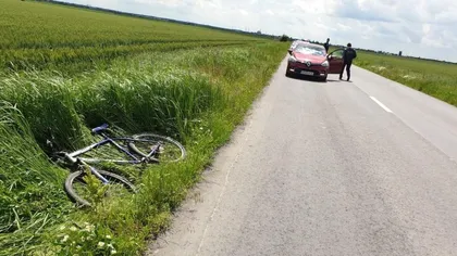 Trei biciclişti loviţi de maşini în județul Arad. Unul dintre ei a fost decapitat
