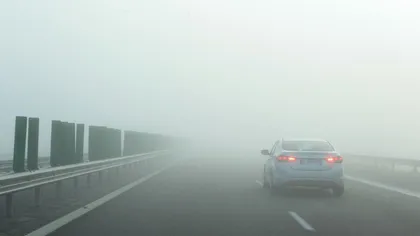 COD GALBEN de ceaţă, avertisment de la ANM pentru şoferi