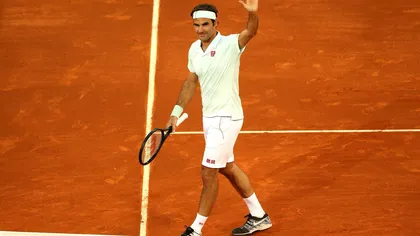 Roger Federer, exploziv la 37 de ani. A câştigat în 52 de minute primul său meci jucat pe zgură, după 2016