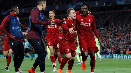 Miracol pe Anfield. Liverpool a mai reuşit o victorie istorică, 4-0 cu Barcelona, şi s-a calificat în finala Ligii Campionilor