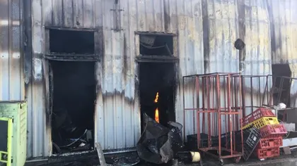 Incendiu puternic la Tuzla. O brutărie a ars din temelii