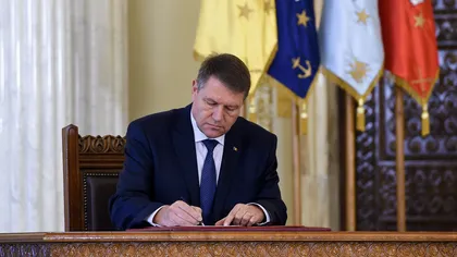 Preşedintele Iohannis a promulgat legea privind abilitarea Guvernului de a emite ordonanţe în vacanţa parlamentară