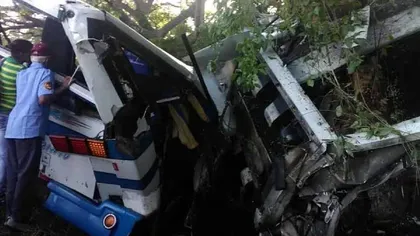 VENEZUELA. 18 oameni au murit şi 33 au fost răniţi după ce un autocar s-a răsturnat VIDEO