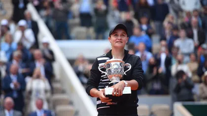 Ashleigh Barty a câştigat Roland Garros 2019. De luni va urca pe locul 2 în lume