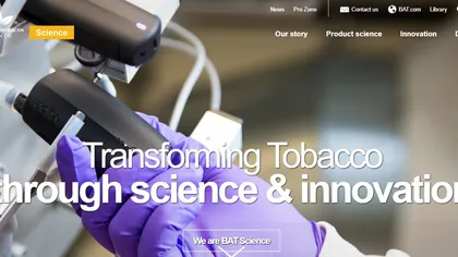 BAT lansează noua versiune a platformei on-line dedicate studiilor ştiinţifice privind produsele cu potenţial de risc redus