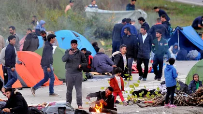 Poliţia a arestat 20 de migranţi care au făcut scandal într-un centru de primire
