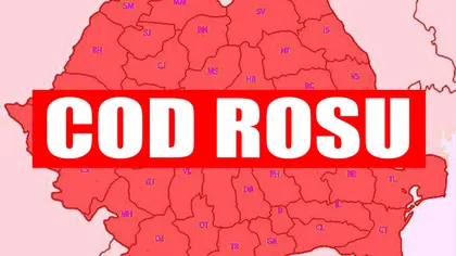 Cod roşu de inundaţii în judeţele Ialomiţa şi Prahova. UPDATE: A fost emis şi un COD PORTOCALIU  pentru alte zone
