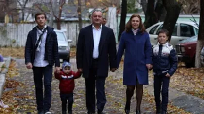 Igor Dodon şi familia lui au înnoptat în hotelul Ambasadei Federaţiei Ruse din Chişinău