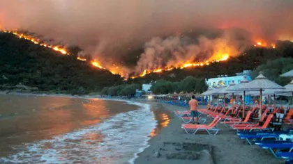 MAE: Atenţionare de călătorie pentru Grecia. Risc ridicat de incendii în mai multe regiuni