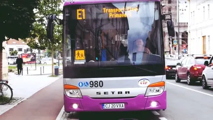 Primăria Cluj Napoca a cumpărat 12 autobuze şcolare pentru elevi pentru decongestionarea traficului