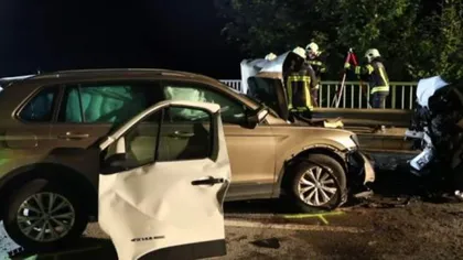 Şapte persoane, inclusiv cinci români, au fost implicaţi într-un accident rutier în Austria VIDEO