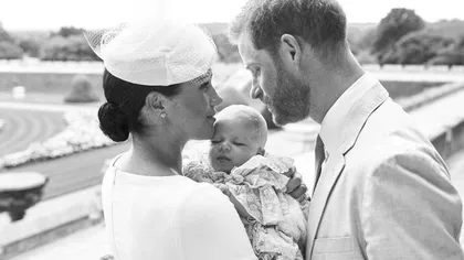 Bebeluşul regal a fost botezat. Prinţul Harry şi soţia sa Meghan şi-au creştinat fiul