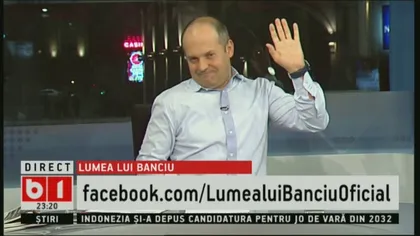 Radu Banciu, ANUNŢ-ŞOCANT în direct la TV. 