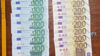 NU E BANC! Un bărbat din Harghita a încercat să plătească cu euro şi dolari scrişi în chineză