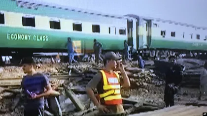 Tragedie în Pakistan: Zeci de morţi şi de răniţi în urma ciocnirii unui tren de pasageri cu un mărfar