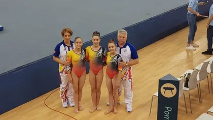 Medalie de ARGINT pentru echipa feminină de gimnastică a României la FOTE 2019