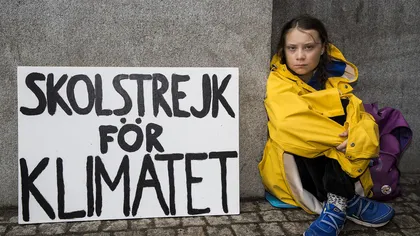 Activista suedeză de 16 ani, Greta Thunberg, îşi întrerupe şcoala şi face campanie împotriva încălzirii globale