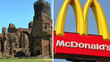 Ministerul Culturii s-a opus construirii unui restaurant McDonald's lângă Termele lui Caracala din Roma