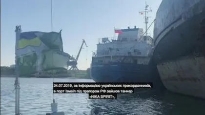 Incident în Marea Neagră: Ucraina a reţinut un petrolier rusesc