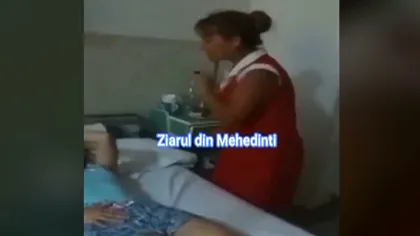 Scene ŞOCANTE la Spitalul Judeţean din Mehedinţi. O asistentă urlă la o pacientă: 
