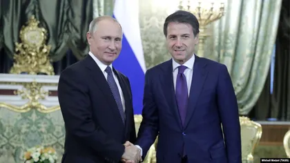 Putin speră că guvernul Italiei va fi în favoarea restabilirii relaţiilor între UE şi Rusia