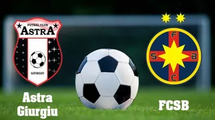 ASTRA - FCSB 2-1. Echipa lui Becali, locul 9 în Liga 1