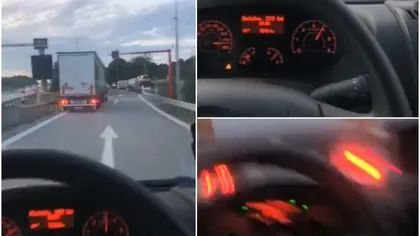 Tentativă de sinucidere live! Un român intră cu maşina într-un TIR, în timp ce transmite pe Facebook: Mamă, tată, vă iubesc VIDEO