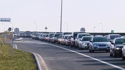 Alertă! Şapte maşini s-au ciocnit pe Autostrada Soarelui, sensul spre litoral. Un autoturism a luat foc, şoferul decedând