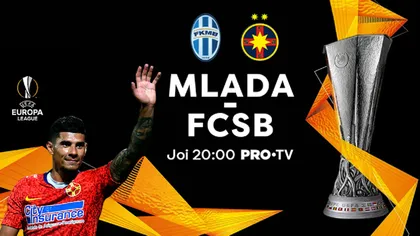 MLADA BOLESLAV - FCSB 0-1: Panţâru duce vicecampioana României în play-off-ul Ligii Europa